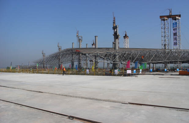 五指山网架顶升施工方案