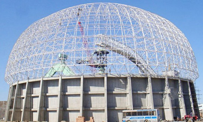 五指山圆形煤场网架